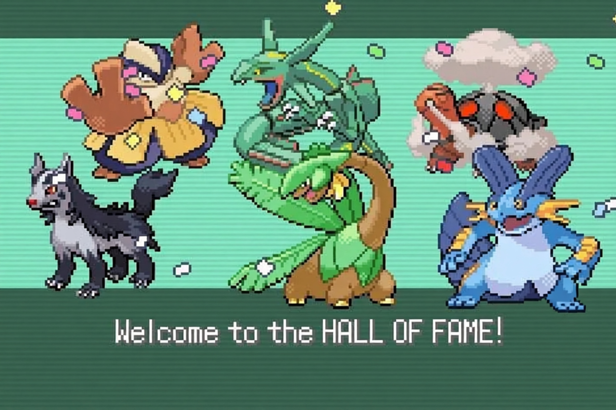 Pokémon Emerald Hall of Fame